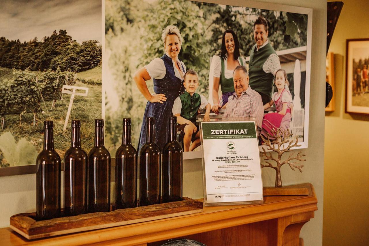Weingut Kollerhof Am Eichberg Villa Leutschach Exteriör bild